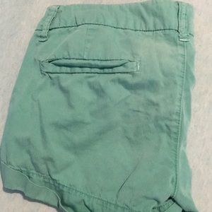 Green shorts